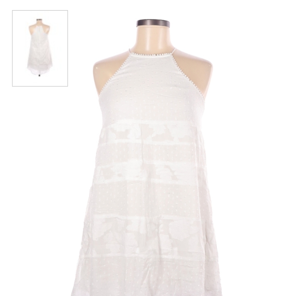LOFT white dress Sz M